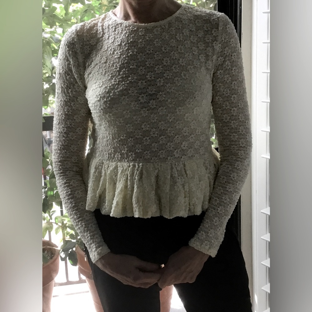 Rebecca Taylor Ecru Top NWT
